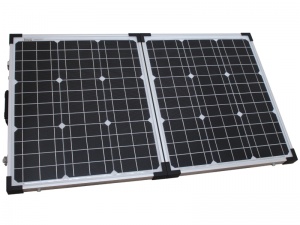 Photonic Universe 80W Monocrystalline Folding Solar Charging Kit For 12V Systems